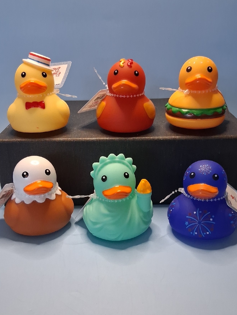 Target Bullseye's 2026 Summer / 4th of July Rubber Duck Set of 6- Jeep Gifts NWT